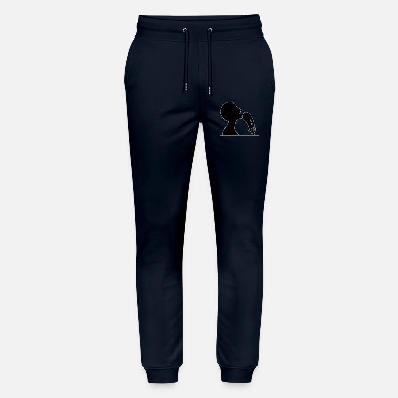 Ich liebe Auberginen - Stanley/Stella Unisex Bio Jogginghose Mover  - Navy