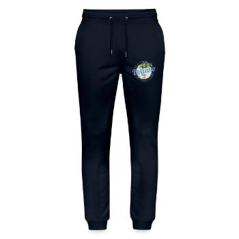 Bolzano, Trentin, Tyrol du Sud, Italie, souvenir vintage - Pantalon de jogging bio MOVER Stanley/Stella unisexe - marine - Devant - Marisol (170cm) & Nik (191cm)