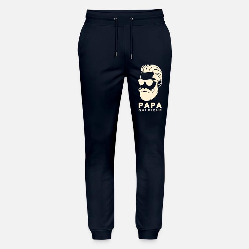 PAPA QUI PIQUE 2 - Pantalon de jogging bio MOVER Stanley/Stella unisexe - marine