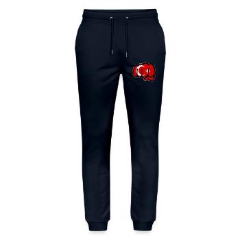 Türkei Flagge Hand Faust - Stanley/Stella Unisex Bio Jogginghose Mover  - Navy - Vorne - Marisol (170cm) & Nik (191cm)