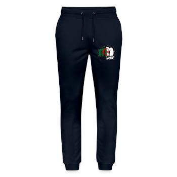 Algerien Flagge Hand Faust - Stanley/Stella Unisex Bio Jogginghose Mover  - Navy - Vorne - Marisol (170cm) & Nik (191cm)