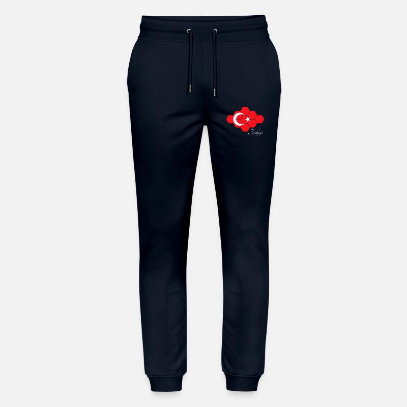 Art hexagonal du drapeau turc - Pantalon de jogging bio MOVER Stanley/Stella unisexe - marine