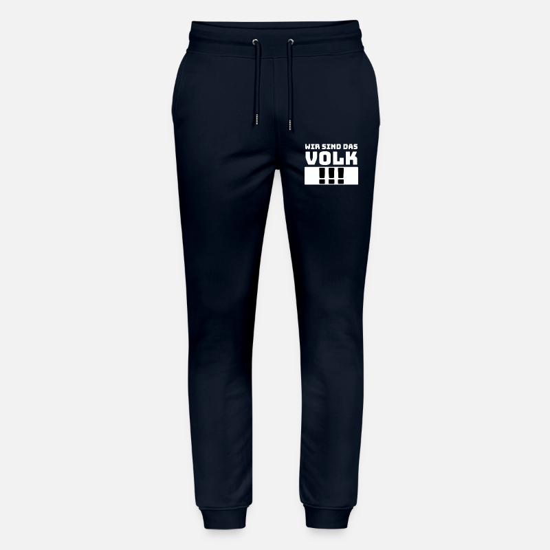 Spruch : Wir sind das Volk - Stanley/Stella Unisex Bio Jogginghose Mover - Navy