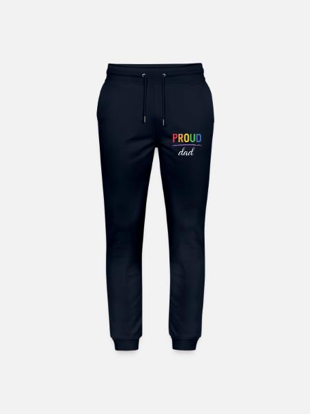 LGBT Proud Dad - Pride-Monat - Stanley/Stella Unisex Bio Jogginghose Mover - Navy