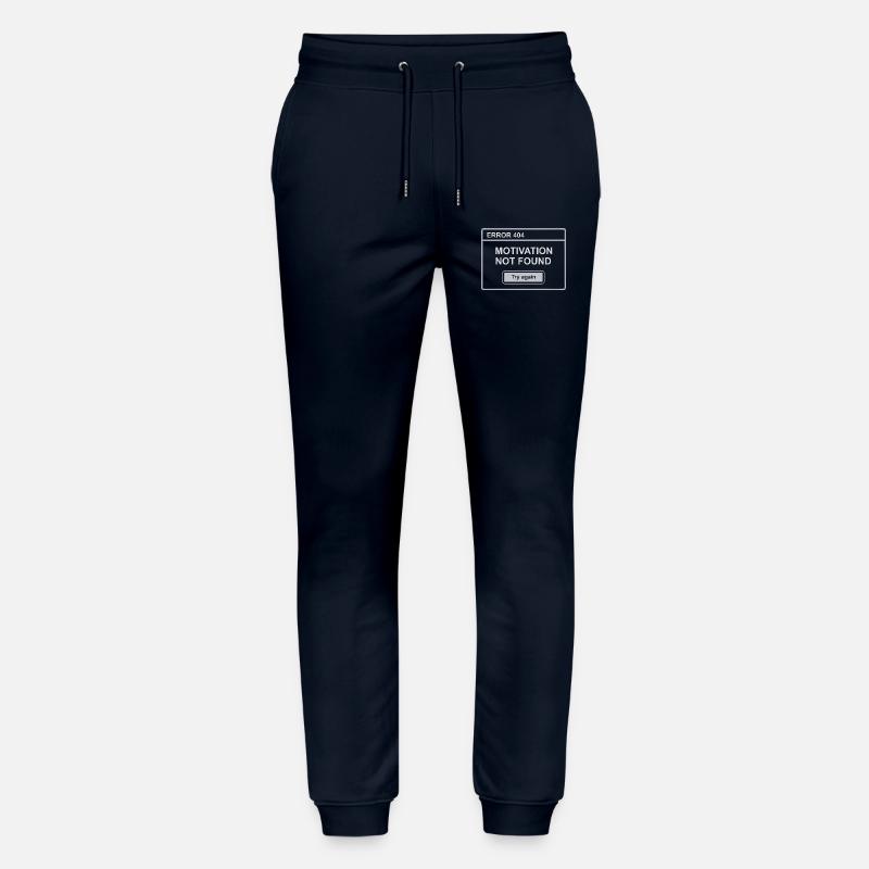 404 – Motivation Not Found - Stanley/Stella Unisex Bio Jogginghose Mover  - Navy