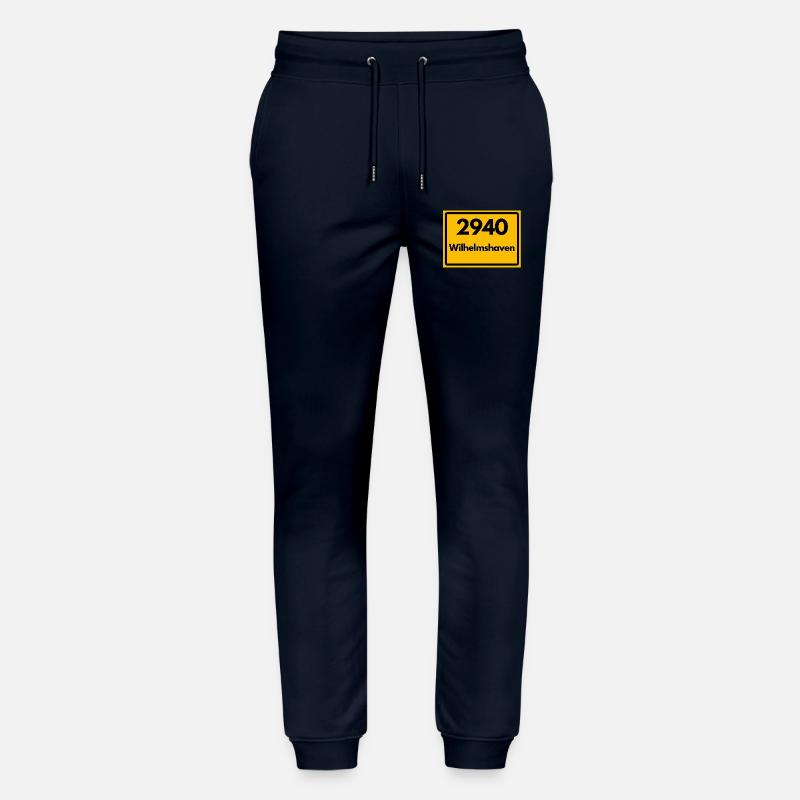 OLD POSTCODE POSTCODE RETRO 2940 WILHELMSHAVEN - Stanley/Stella Mover Unisex Organic Jogging Trousers - navy