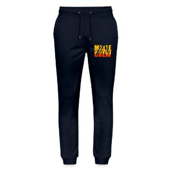 Malle - Motto - Stanley/Stella Unisex Bio Jogginghose Mover  - Navy - Vorne - Marisol (170cm) & Nik (191cm)