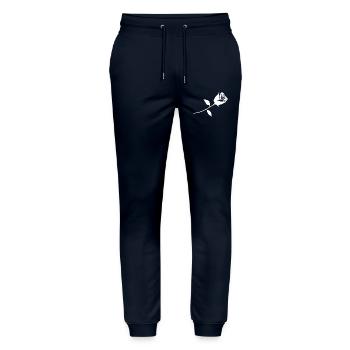 A rose - Stanley/Stella Mover Unisex Organic Jogging Trousers - navy - Front - Marisol (170cm) & Nik (191cm)