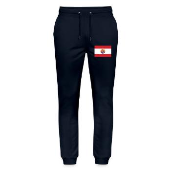 Polynésie - Stanley/Stella Unisex Bio Jogginghose Mover  - Navy - Vorne - Marisol (170cm) & Nik (191cm)