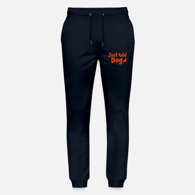 Füge einfach Hundeabdruck hinzu - Stanley/Stella Unisex Bio Jogginghose Mover  - Navy