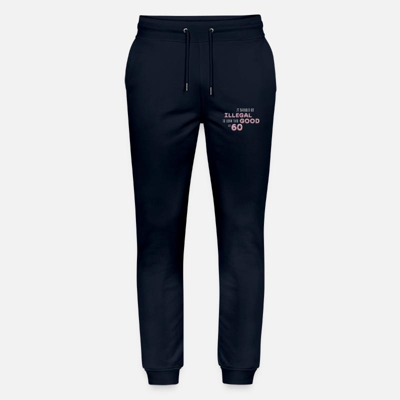 Bon interdit à 60 ans - Pantalon de jogging bio MOVER Stanley/Stella unisexe - marine