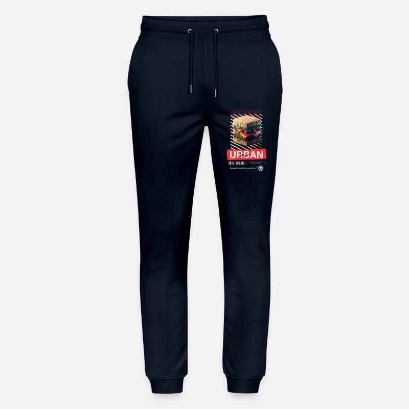 cube burger - Stanley/Stella Unisex Bio Jogginghose Mover  - Navy