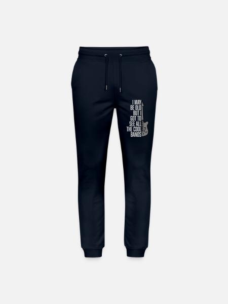 I may be old - Stanley/Stella Mover Unisex Organic Jogging Trousers - navy