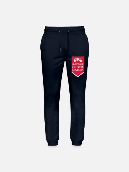 get older level up - Stanley/Stella Mover Unisex Organic Jogging Trousers - navy