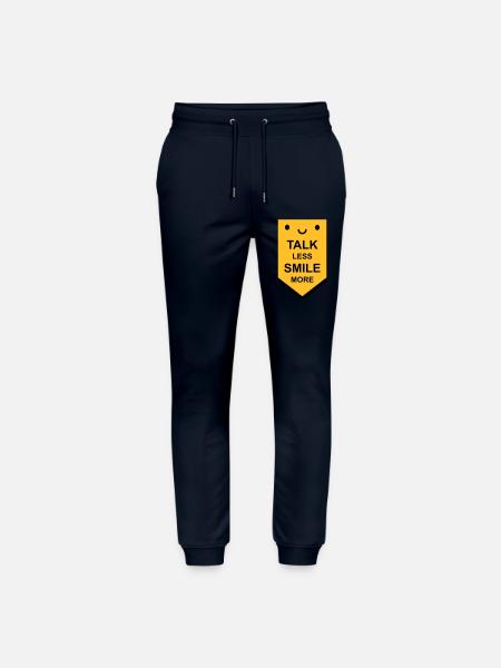 talk less smile more - Stanley/Stella Mover Unisex Organic Jogging Trousers - navy