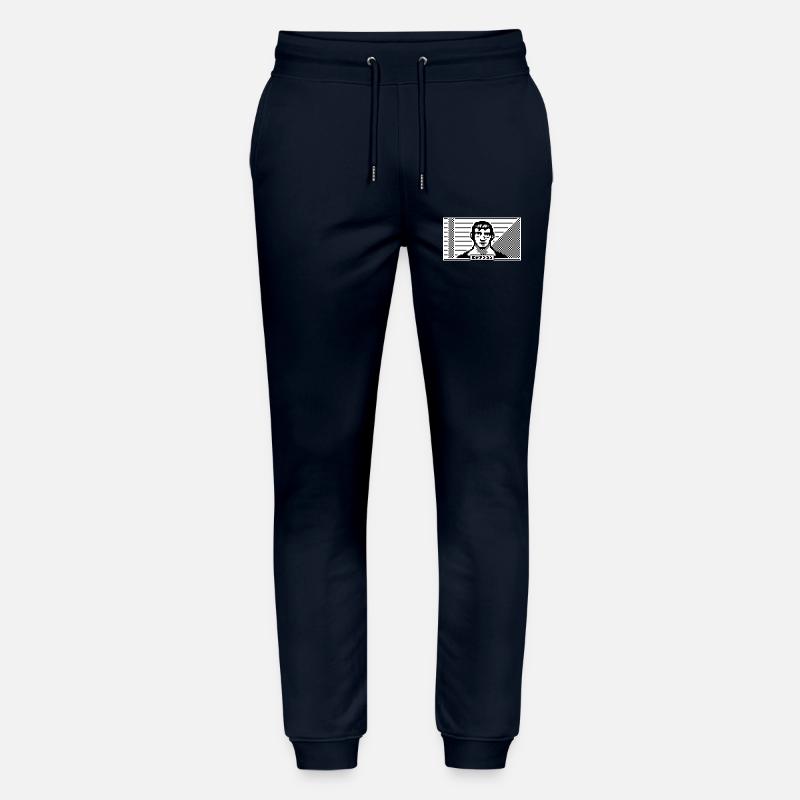 Portrait 8 bits - Pantalon de jogging bio MOVER Stanley/Stella unisexe - marine