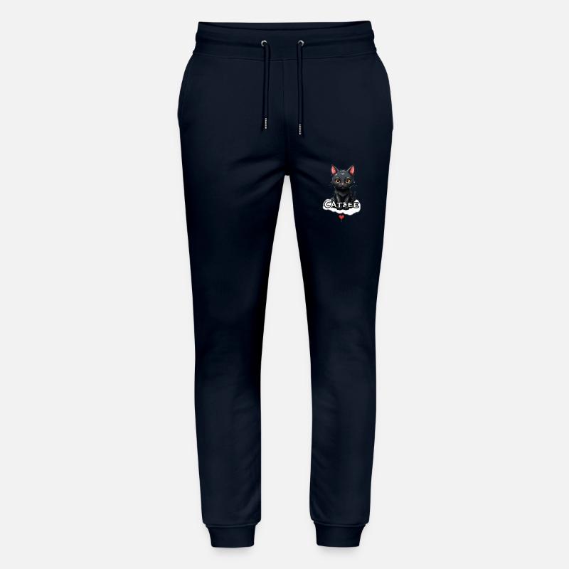 Catbee Katze Herz Wolke - Stanley/Stella Unisex Bio Jogginghose Mover  - Navy