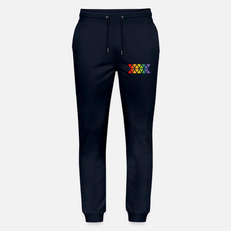 Triangles arc-en-ciel LGBT lgbtqi queer - Pantalon de jogging bio MOVER Stanley/Stella unisexe - marine