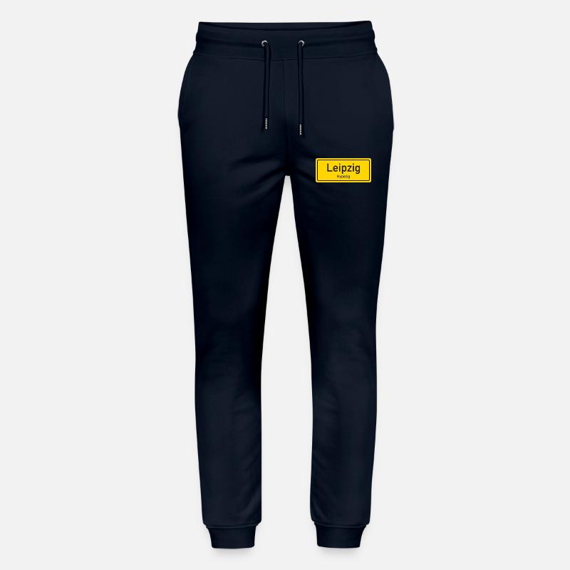 Leipzig place name germany - Stanley/Stella Mover Unisex Organic Jogging Trousers - navy