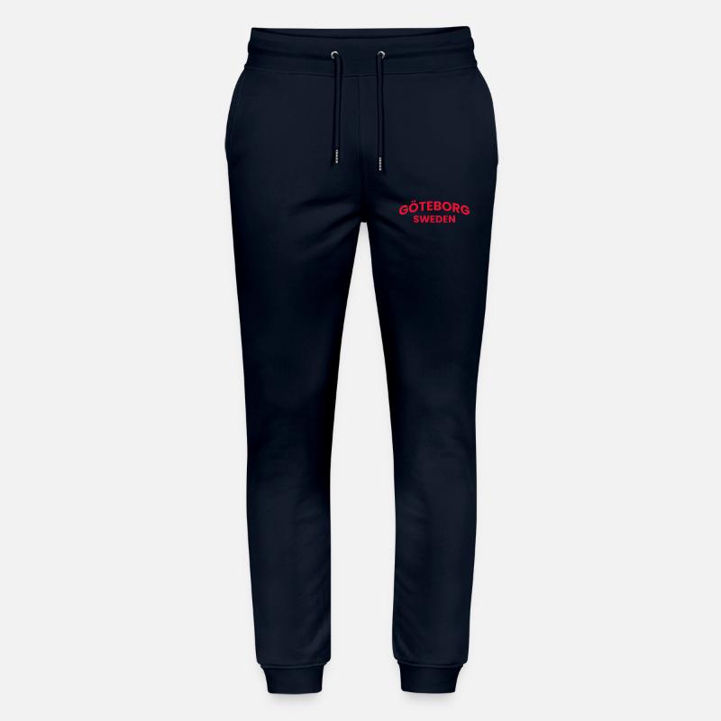 Göteborgs Rote Typografie - Stanley/Stella Unisex Bio Jogginghose Mover - Navy