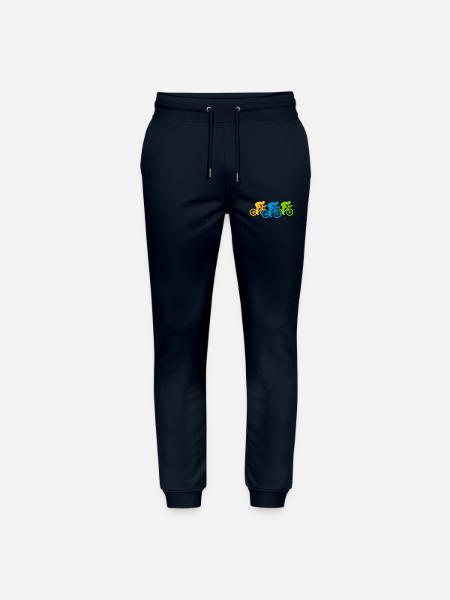 Bicycle Team Triathlon - Stanley/Stella Mover Unisex Organic Jogging Trousers - navy