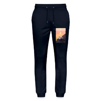 kantchanaburi - Stanley/Stella Unisex Bio Jogginghose Mover  - Navy - Vorne - Marisol (170cm) & Nik (191cm)
