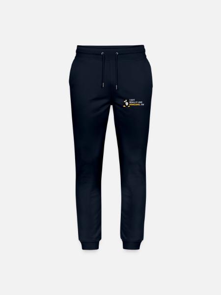 I just like penguins - Stanley/Stella Mover Unisex Organic Jogging Trousers - navy
