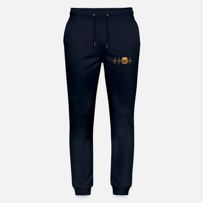 Burger Herzschlag Comic - Stanley/Stella Unisex Bio Jogginghose Mover  - Navy