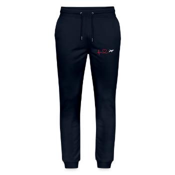 Travel - Stanley/Stella Unisex Bio Jogginghose Mover  - Navy - Vorne - Marisol (170cm) & Nik (191cm)