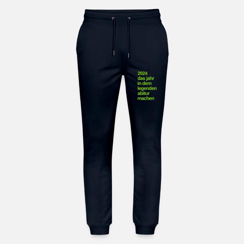 Abitur 2024 Sprüche - Stanley/Stella Unisex Bio Jogginghose Mover - Navy