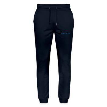 Relais natation - Pantalon de jogging bio MOVER Stanley/Stella unisexe - marine - Devant - Marisol (170cm) & Nik (191cm)