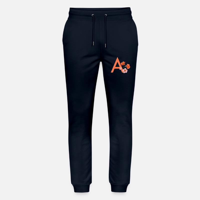A avec des fleurs - Pantalon de jogging bio MOVER Stanley/Stella unisexe - marine
