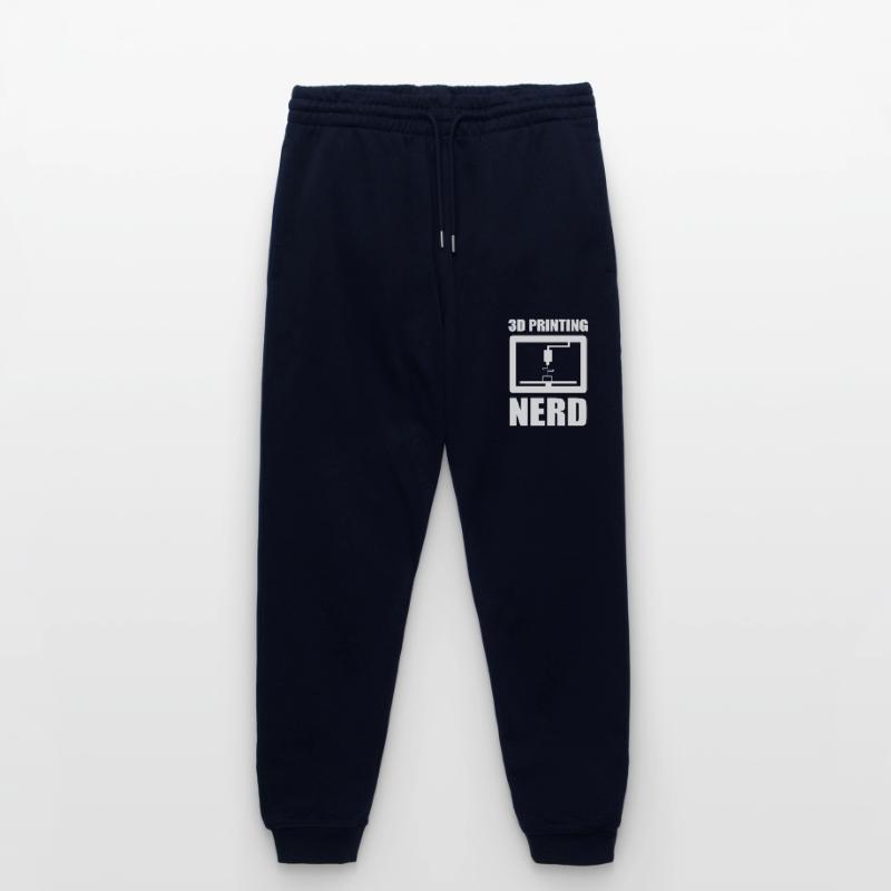 3D Nerd 3D Printing Nerd 3D Printer Sayings Stanley/Stella Mover Unisex Organic Jogging Trousers