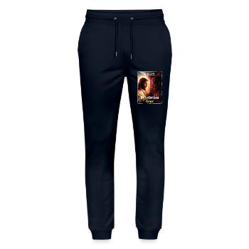 2025 Time of revelation - Pantalon de jogging bio MOVER Stanley/Stella unisexe - marine - Devant - Marisol (170cm) & Nik (191cm)