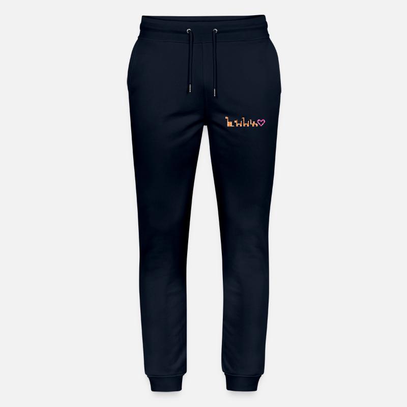 Triangle Creatures – From Snake to Camel - Stanley/Stella Unisex Bio Jogginghose Mover  - Navy