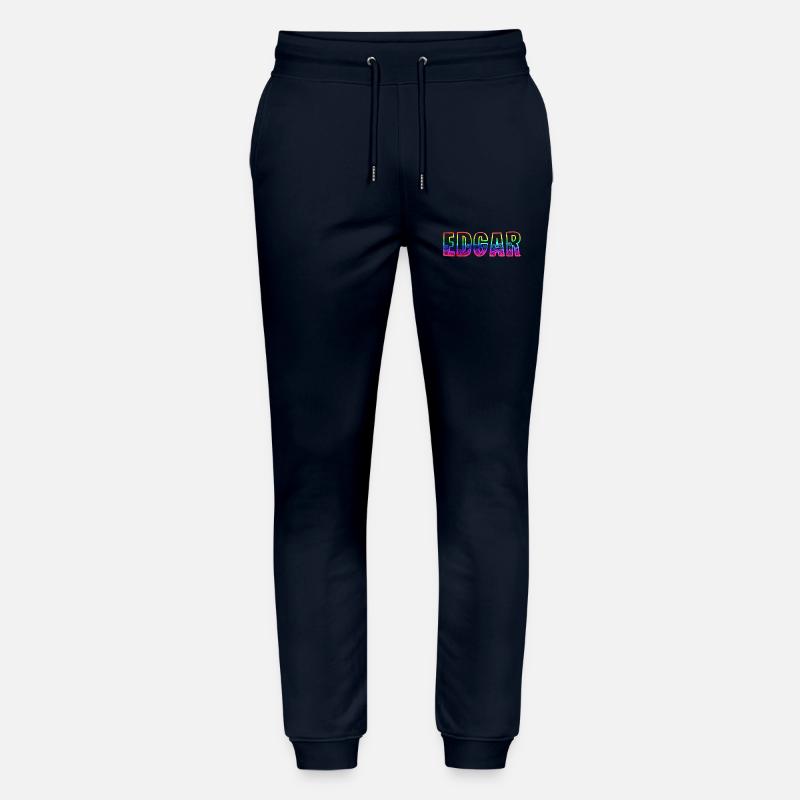 edgar rs regenbogen - Stanley/Stella Unisex Bio Jogginghose Mover  - Navy