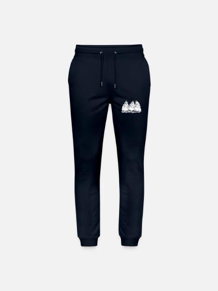 Funny funny birds - Stanley/Stella Mover Unisex Organic Jogging Trousers - navy
