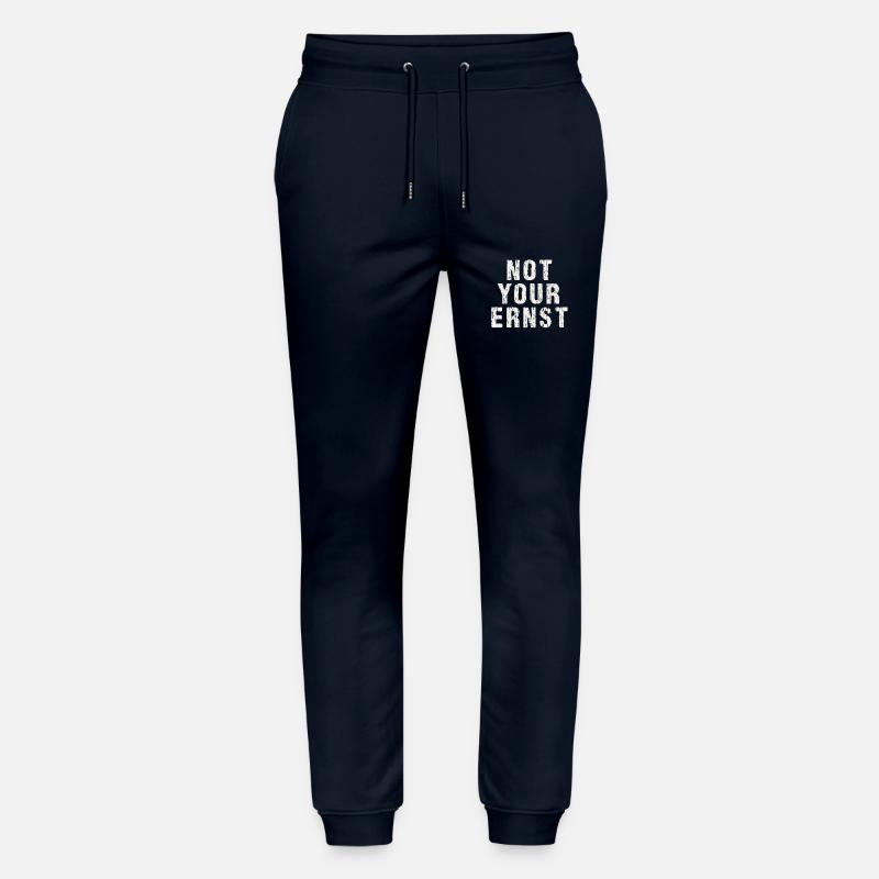 Not your ernst Nicht dein ernst - Stanley/Stella Unisex Bio Jogginghose Mover  - Navy