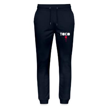Tokio Tokyo Japan - Stanley/Stella Unisex Bio Jogginghose Mover  - Navy - Vorne - Marisol (170cm) & Nik (191cm)