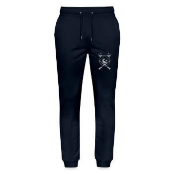 Deer hunter - Stanley/Stella Mover Unisex Organic Jogging Trousers - navy - Front - Marisol (170cm) & Nik (191cm)
