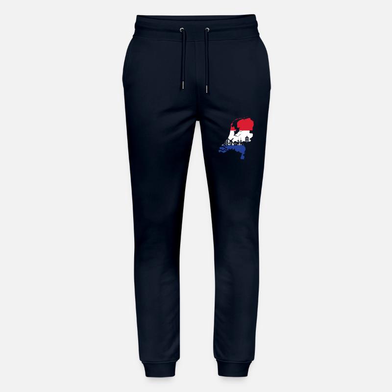 Holland Flagge - Stanley/Stella Unisex Bio Jogginghose Mover  - Navy