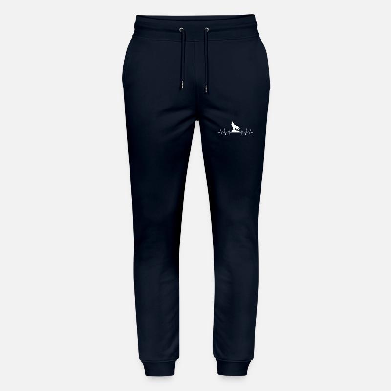 Wolf Hearbeat - Stanley/Stella Unisex Bio Jogginghose Mover - Navy