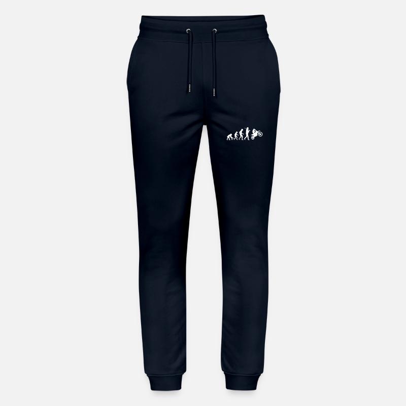 Evolution Motocross - Stanley/Stella Mover Unisex Organic Jogging Trousers - navy