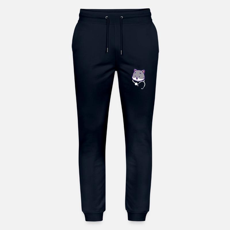 Stethoskop niedlich - Stanley/Stella Unisex Bio Jogginghose Mover - Navy