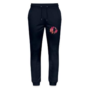 Field hockey - Stanley/Stella Mover Unisex Organic Jogging Trousers - navy - Front - Marisol (170cm) & Nik (191cm)