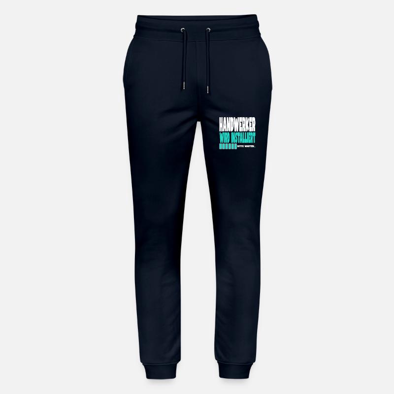 Handwerker wird installiert - Stanley/Stella Unisex Bio Jogginghose Mover - Navy