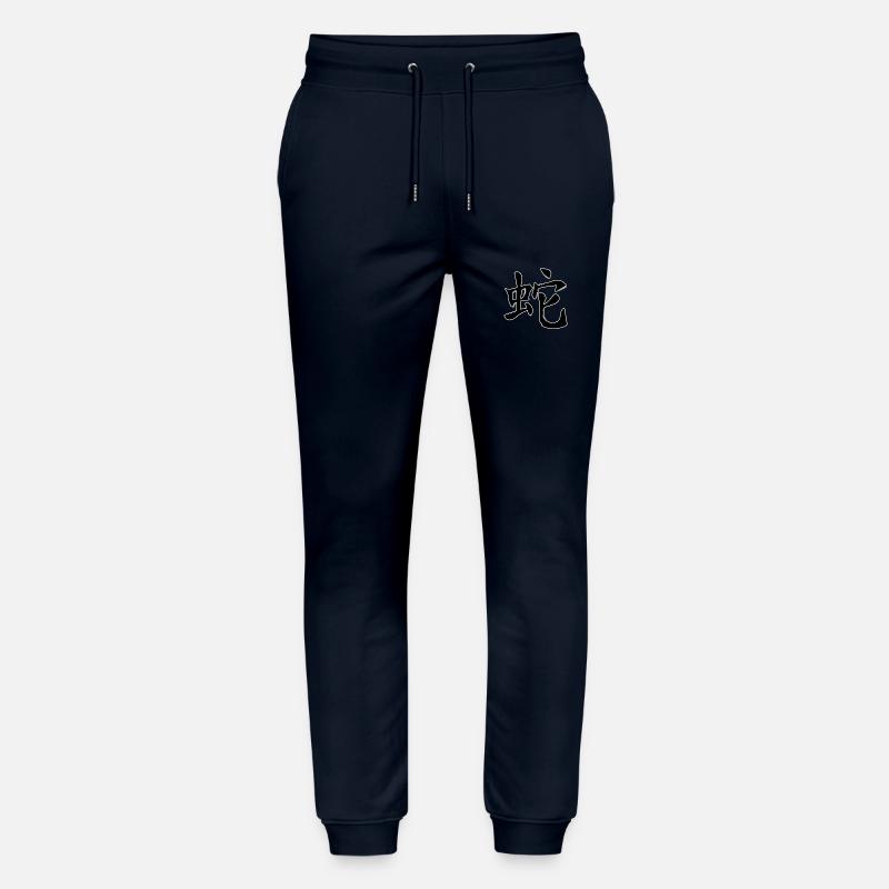 Serpent Signe du zodiaque chinois - Pantalon de jogging bio MOVER Stanley/Stella unisexe - marine