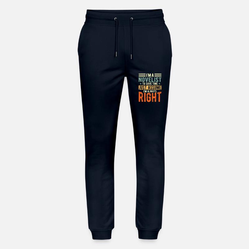 Romanschriftsteller - Stanley/Stella Unisex Bio Jogginghose Mover  - Navy