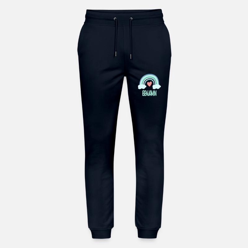 Benjamin Nom Rainbow Baby - Pantalon de jogging bio MOVER Stanley/Stella unisexe - marine