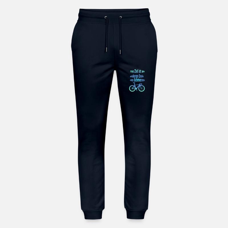 Rennrad - Das Ziel.... 3D - Stanley/Stella Unisex Bio Jogginghose Mover  - Navy